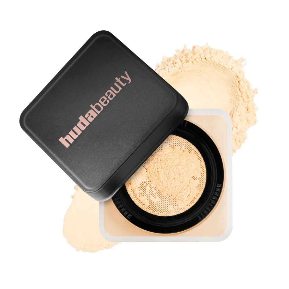 Huda Beauty Easy Bake Blurring Loose Baking & Setting Powder - Banana Bread (Pa kuti/Sticker ngjyre)