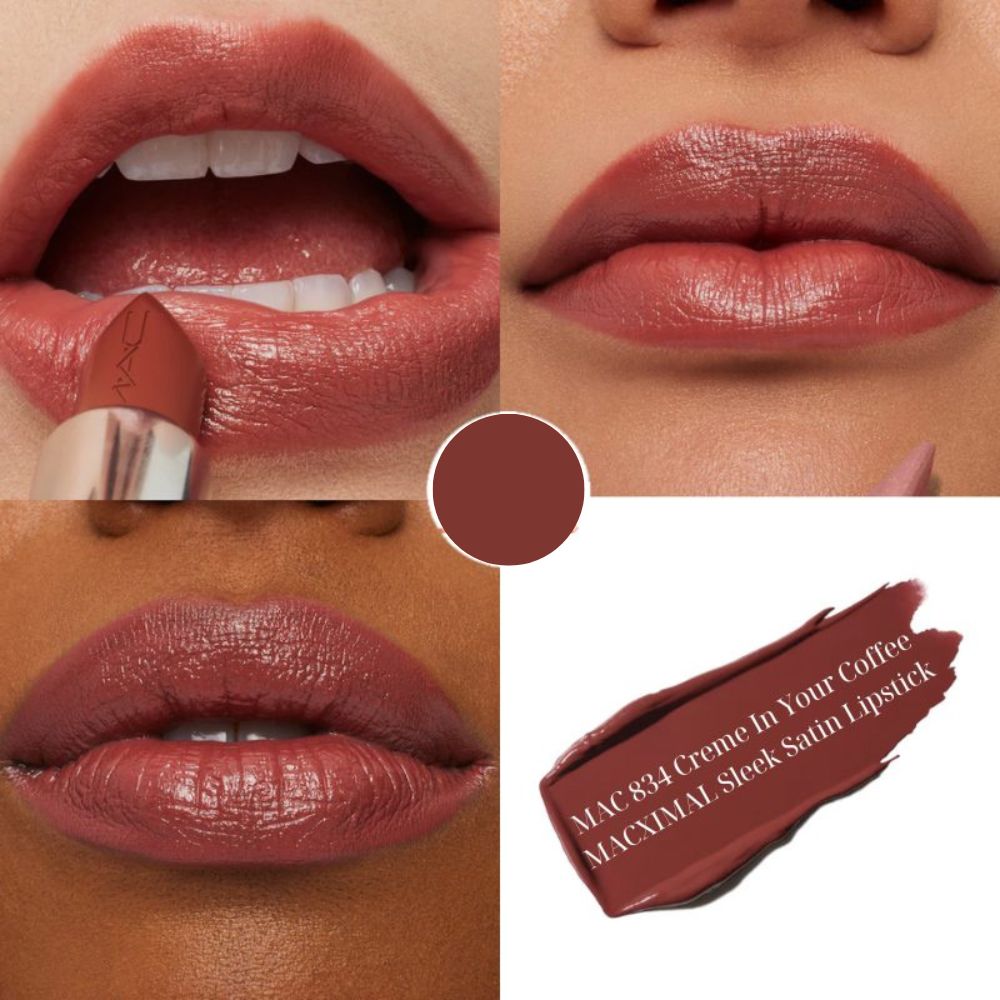 Mac Macximal Sleek Satin Lipstick -834 Creme in Your Coffee