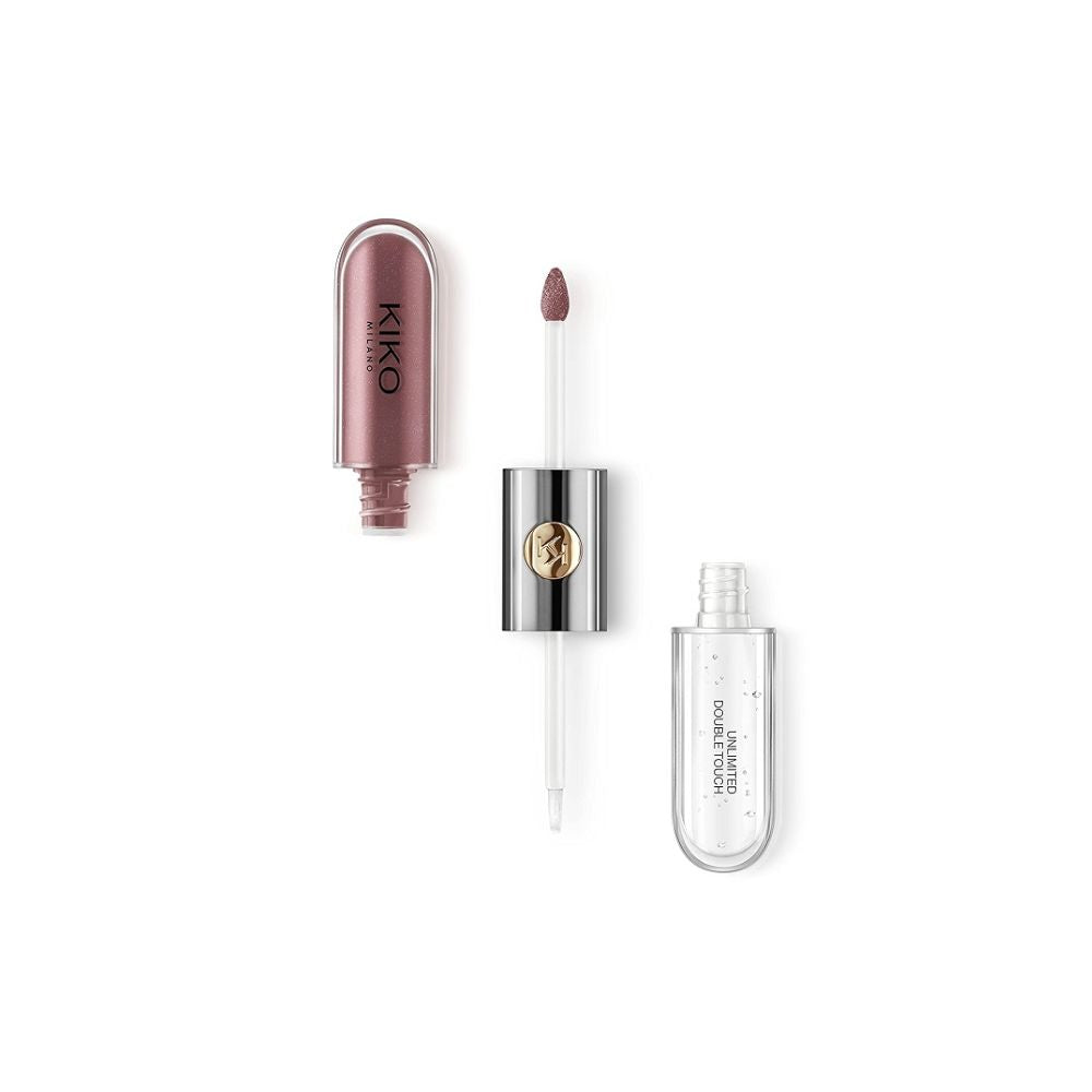 Kiko Milano Unlimited Double Touch Lip Gloss - 121 Dark Rosy Chestnut (Pa Kuti)