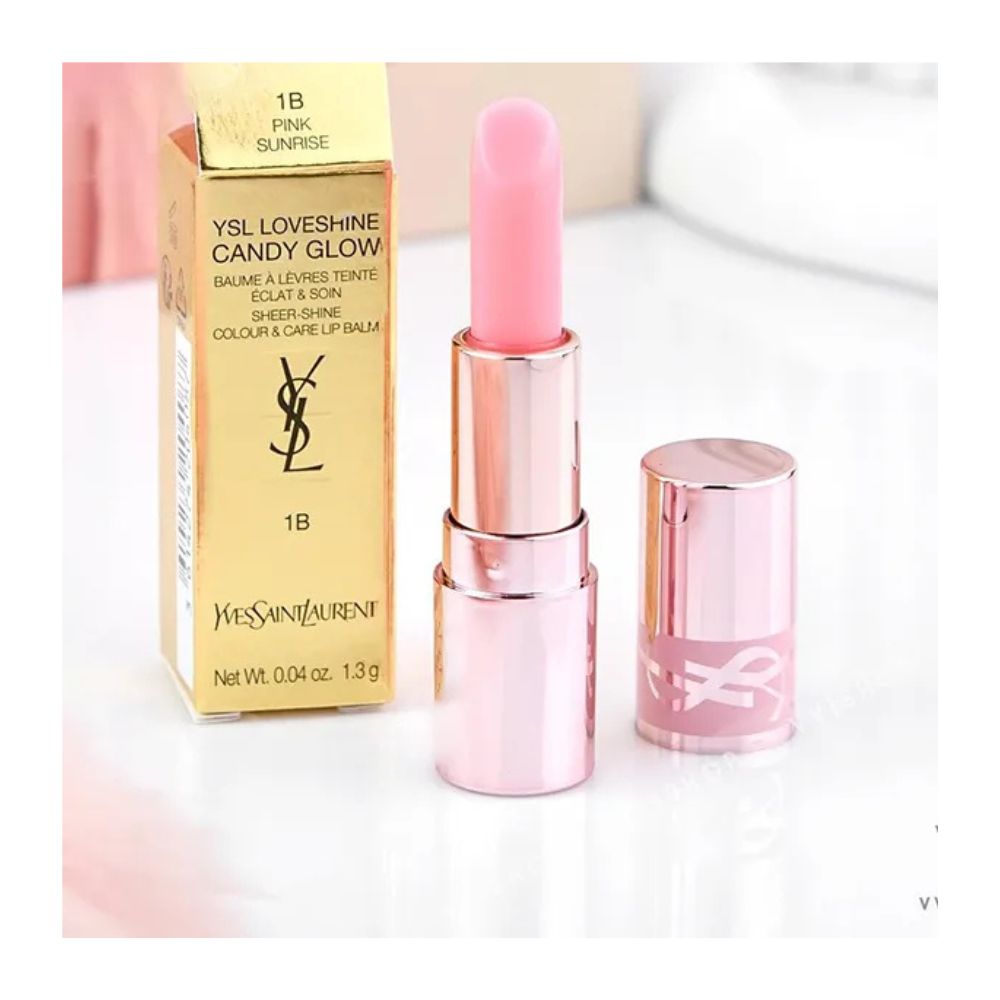 YSL Loveshine Candy Glow - 1B Pink Sunrise Mini