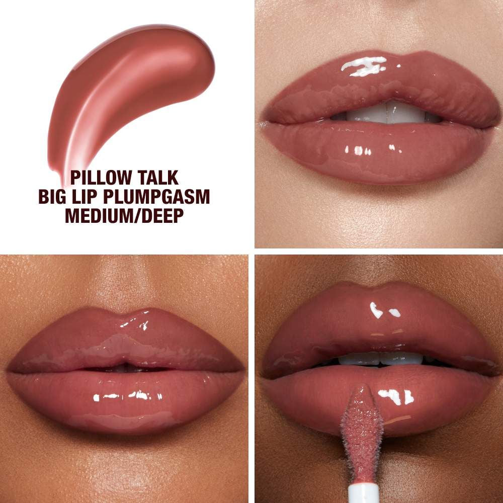 Charlotte Tilbury Big Lip Plumpgasm Plumping Lip Gloss - Pillowtalk (Pa kuti)