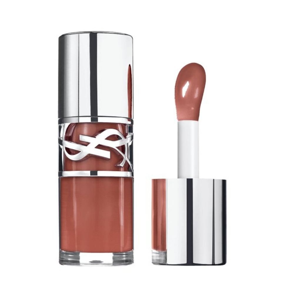 YSL Loveshine Plumping Lip Oil Gloss- 4 Honey Pure Love